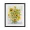 Stupell Industries Speckled Sun Flowers Vase Framed Print Under Glass, design by Patti Bishop